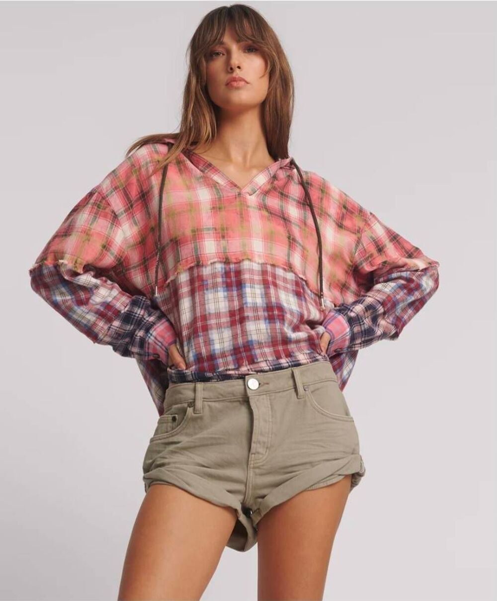 One Teaspoon Bandits Low Waist Denim Shorts - Faded Khaki